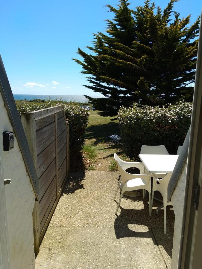 Charmant logement vue mer avec chambre et terrasse Guidel Extérieur photo