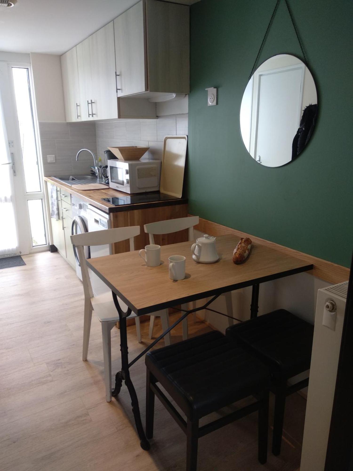 Charmant logement vue mer avec chambre et terrasse Guidel Extérieur photo